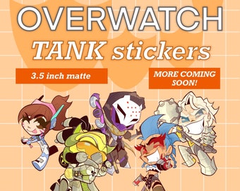 Overwatch Tank Stickers // OW2