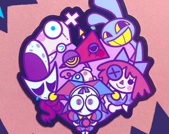 Pomni and Friends Sticker