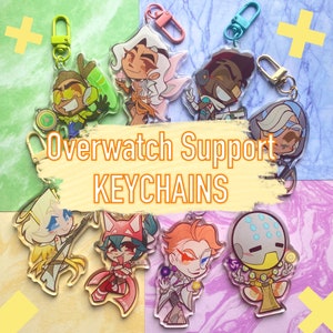 Overwatch Support Keychains // OW2