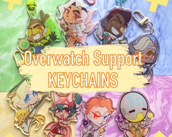 Overwatch Support Keychains // OW2