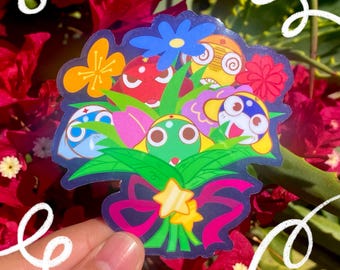 Frog Bouquet Sticker