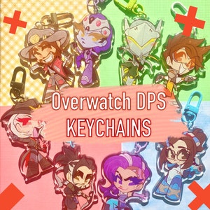Overwatch DPS Keychains // OW2