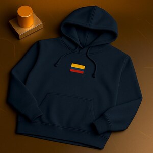 Embroidered Colombian Flag Unisex Hoodie