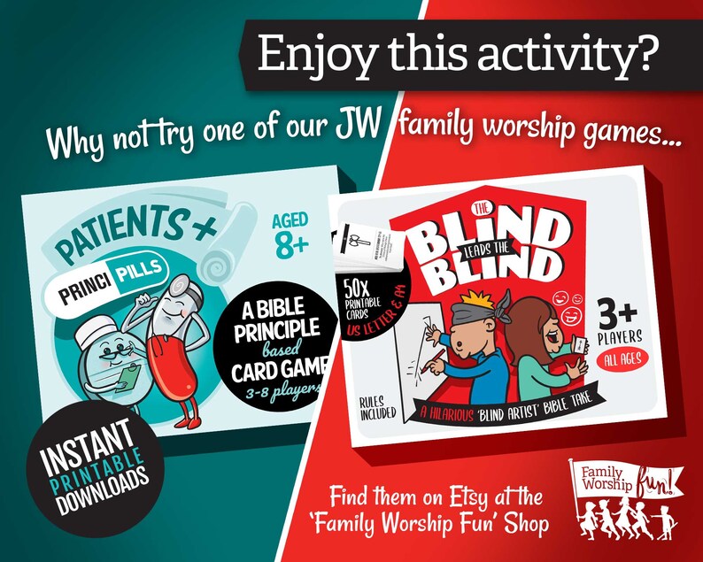 Trosuppteckning JW-aktivitet - bibelaktivitet för barn presenterad av Family Worship Fun bild 4