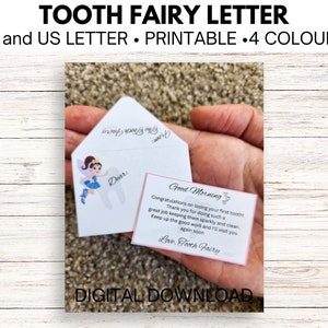 Kids First Tooth Fairy Letter - Etsy