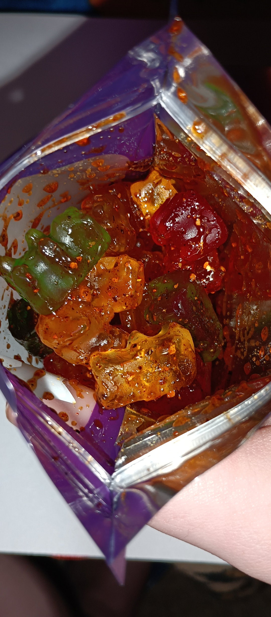 Gummy Bear Chamoy Candy Etsy