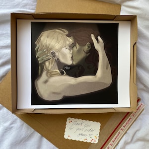 Harlivy Spotlight Smooch Art Print