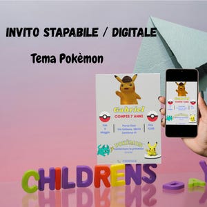 INVITO festa di compleanno PERSONALIZZABILE ELEGANTE- Invito digitale per festa di compleanno, invito stampabile, whatsapp  editabile canva