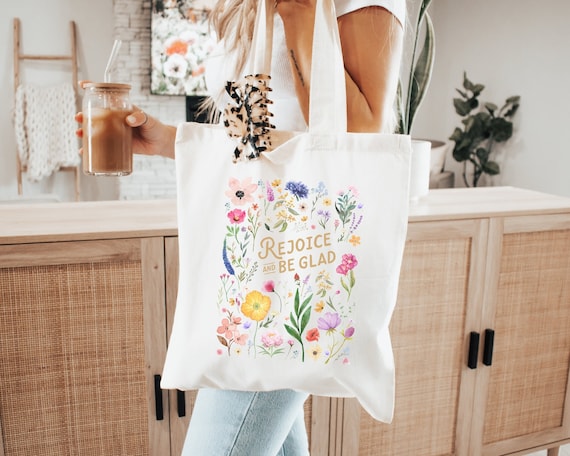 Rejoice and Be Glad {Tote Bag} Rejoice and Be Glad {Tote Bag}