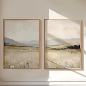 Jesus Leaves the 99 Wall Art Set of 2, bible verse art set, vintage bible print, Christian Wall Decor, Modern Christian Art, Bible - 163