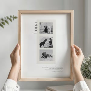 Regalo commemorativo personalizzato per animali domestici, cornice per foto di cani, regalo per amanti degli animali domestici, immagine commemorativa per animali domestici, regalo per la perdita di un cane, dipinto personalizzato, ritratto di un gatto, regalo