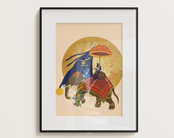 Lámina artística de Guru Gobind Singh, decoración para el hogar sij (digital)