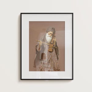Sarangi Player Art Print: Punjabi Sikh Home Decor (Digital Download)
