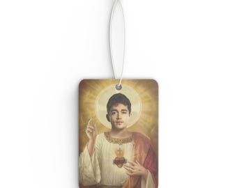 Car Air Freshener - Saint Charles Leclerc f1, Formula 1 Scented Charm, Racing Sports Gift, Auto Aromatherapy Diffuser, Vehicle Decoration