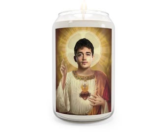 Vela perfumada de F1, 13,75 oz - Regalo de carreras de Fórmula 1 de Saint Charles Leclerc Motorsport, decoración del hogar, regalo de cumpleaños, artículos exclusivos para fanáticos de las carreras