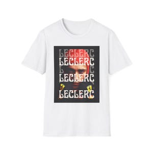 Charles Leclerc F1 T-shirt - Unisex softstyle T-shirt, motorsportshirt, racefankleding, Formule 1-cadeau, top raceautoliefhebber