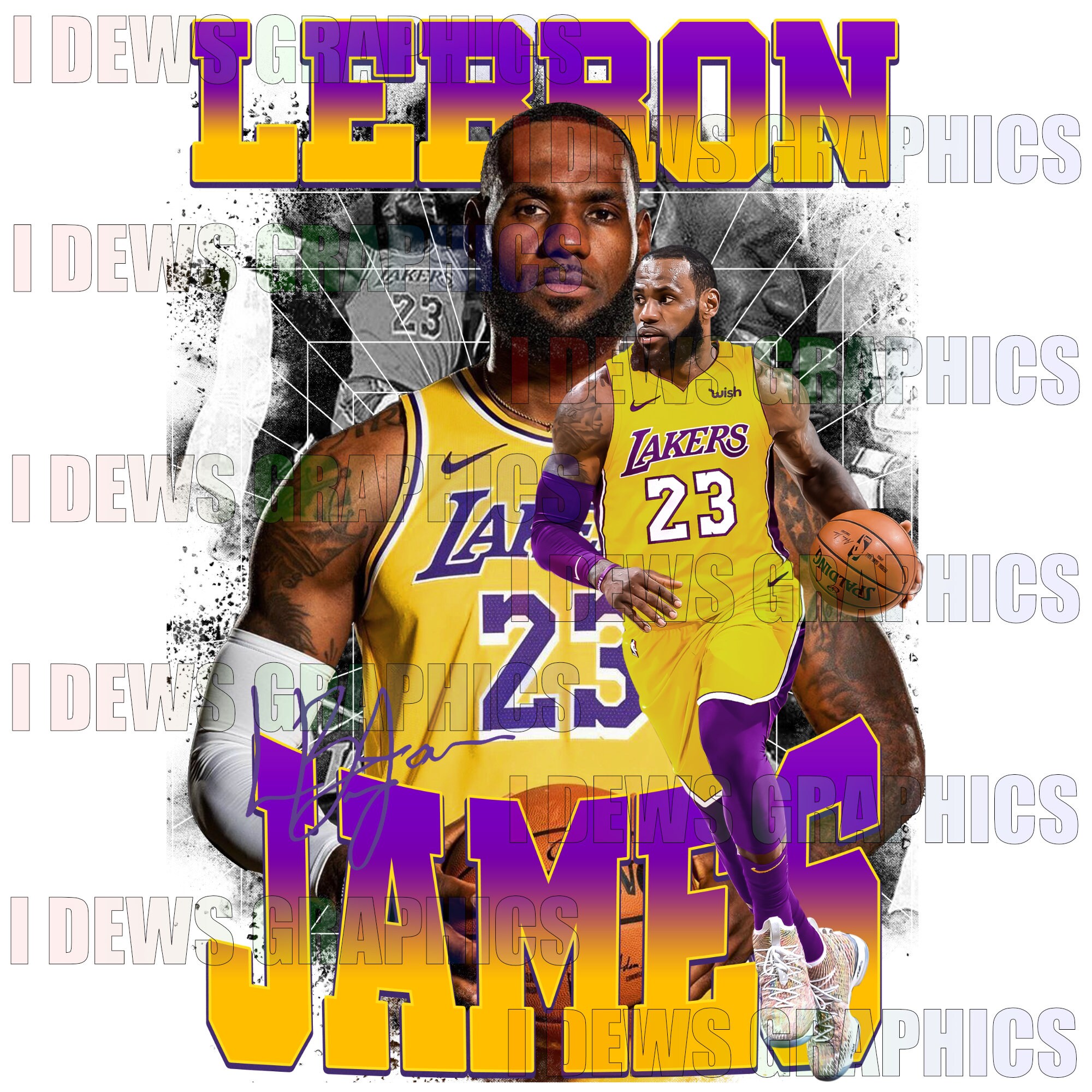 Women's 23# Lakers Lebron James Space Retro Jersey Basketball