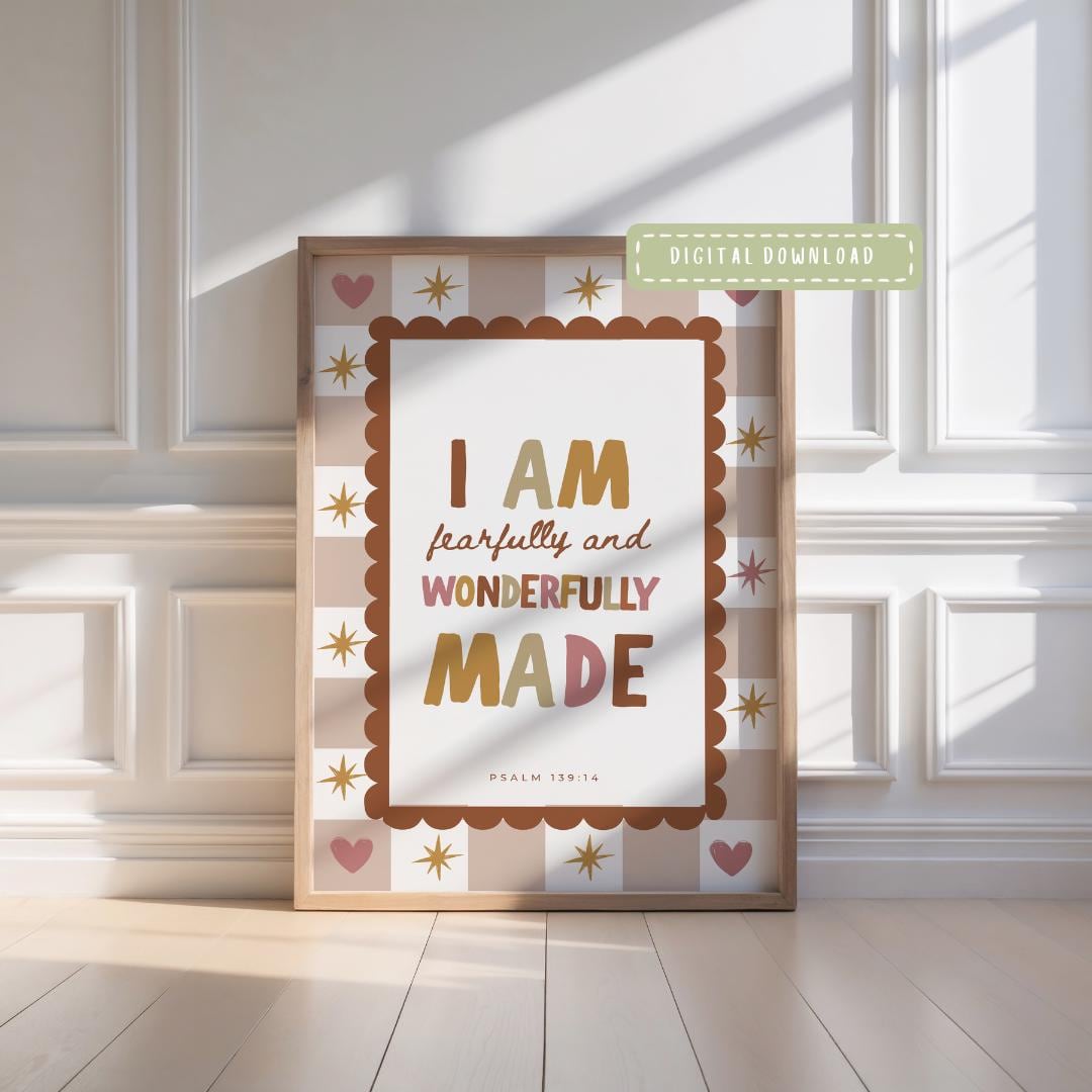 Fearfully And Wonderfully Made Decor