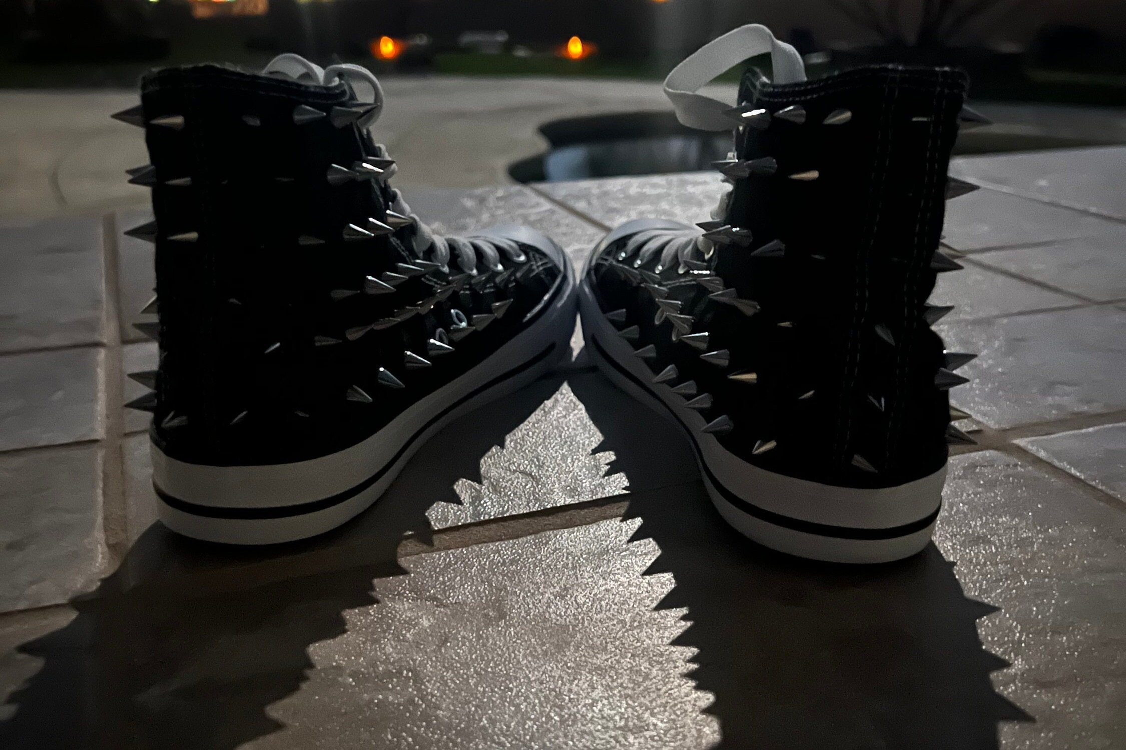 spiked ice shoes