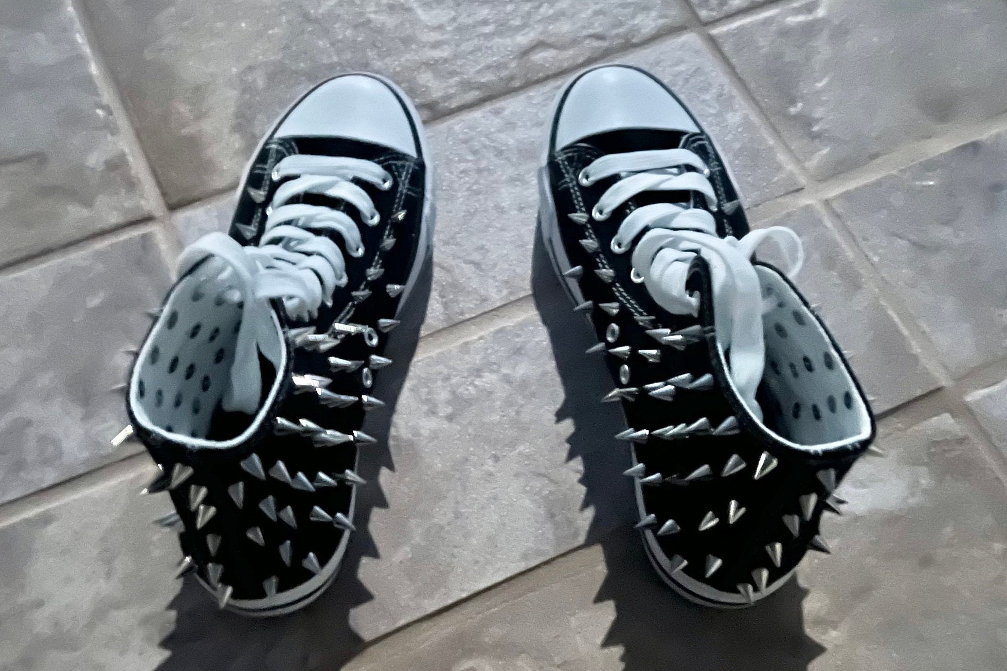 spiked ice shoes
