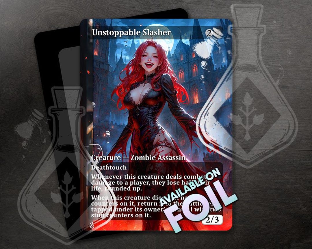 Unstoppable Slasher - Gorgeous Alternate Full Custom Art - Midnight ...