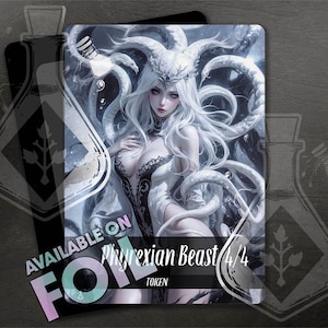 Ficha de la Bestia Pirexiana 4/4 - Magnífico arte personalizado completo - Anime Waifu - Ethereal Machine: La impresionante bestia biomecánica despierta