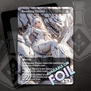 Roaming Throne - Art personnalisé complet alternatif magnifique - Règle gracieuse : trône et beauté combinés - Anime waifu