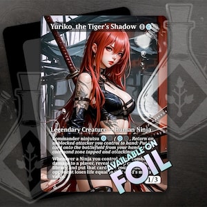 Yuriko, the Tiger&#39;s Shadow - Gorgeous Alternate Full Custom Art - Exquisite Silent Fighter: Swift and Fearless - Anime Waifu