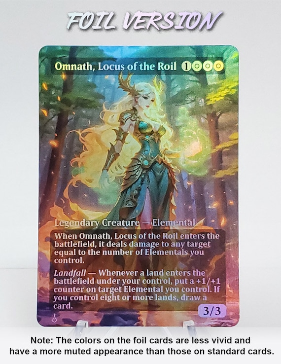 mtg omnath locus of the roil commander deck Omnath, Creation Land Landfall Ramp Magic  CommanderComplete If you control eight or more lands Omnath, Locus of the Roil