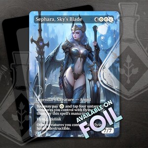 Sephara, Sky's Blade - Arte alternativa completamente personalizzata - Heavenly Enforcer: Gorgeous Angel of Order - Anime Waifu