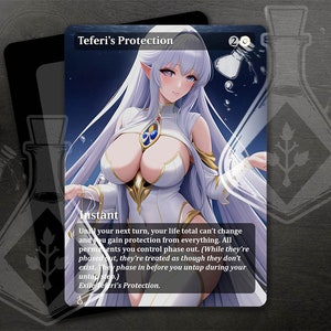 テフェリーの加護 - 素晴らしい代替フルカスタムアート - アニメワイフ女神