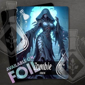 ZOMBIE TOKEN */* - Gorgeous Full Custom Art - Anime Waifu - Undead Beauty: The Killer Zombie Strikes
