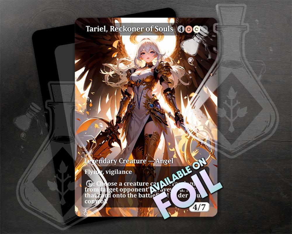 Tariel, Reckoner of Souls  - Amazing Alternate Full Custom Art - Anime Beautiful Enchanting Angel