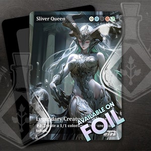 Sliver Queen - Gorgeous Alternate Full Custom Art - Waifu Horn Crown Queen