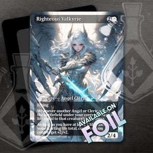 Valquiria justa: magnífica obra de arte personalizada completa y alternativa: guardiana celestial: resplandor y virtud combinados - Anime Waifu