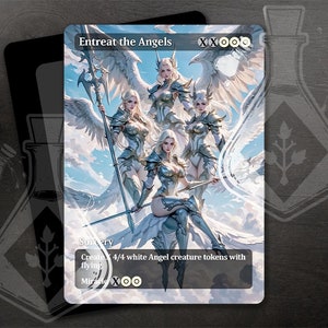 Entreat the Angels - Linda arte alternativa personalizada completa - Lindos anjos: beleza divina em voo - Anime waifu