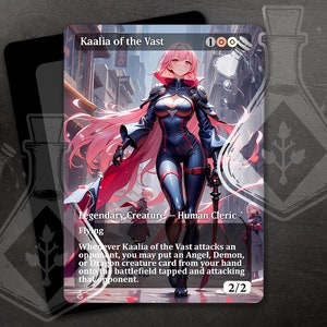 Kaalia of the Vast  - Amazing Alternate Full Custom Art - Gorgeous Waifu Human Cleric Pink Haired