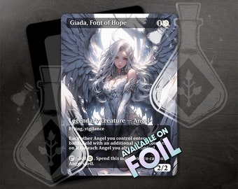 Giada, Font of Hope  - Amazing Alternate Full Custom Art - Gorgeus White Angel Waifu Anime