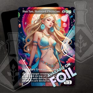 Hua Tuo, médecin émérite - Art personnalisé complet alternatif magnifique - Anime waifu - esprit libre charmant : groovy et gracieux