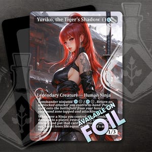 Yuriko, the Tiger&#39;s Shadow - Gorgeous Alternate Full Custom Art - Alluring Stealth Master: Mystery and Power - Anime Waifu