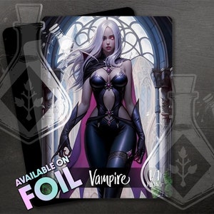 VAMPIR Token für TKG - Full Custom Art - Waifu Anime Gorgeus Vampire Queen