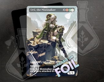 mtg uril the miststalker commander deck Mtg Precon Commander Deck Uril, The Miststalker AURA Commander Deck Naya EDH MTG Ready-to-Play, SP-NM Magic The Gathering Angel Deck