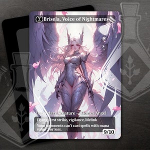 Brisela, Stimme der Albträume - Wunderschöne alternative, voll anpassbare Kunst - Wunderschöner Engel des Horrors: Die dunkle Seite der Schönheit - Anime waifu