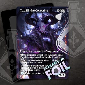 Toxrill, el Corrosivo - Magnífico Arte Alternativo Completo Personalizado - Exquisito Demonio Corrosivo: Belleza con Mordisco - Anime waifu