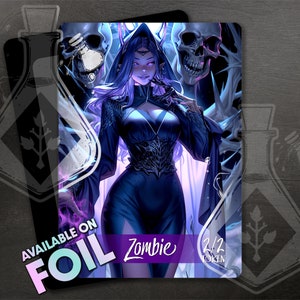 Zombie Token für TKG - Full Custom Art - Zombie Queen