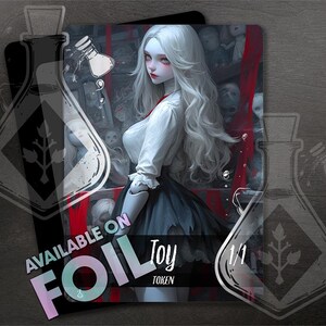 TOY TOKEN  - Full Custom Art - Wings - Anime Waifu - Gorgeous Toy: Elegance Meets Playful Charm