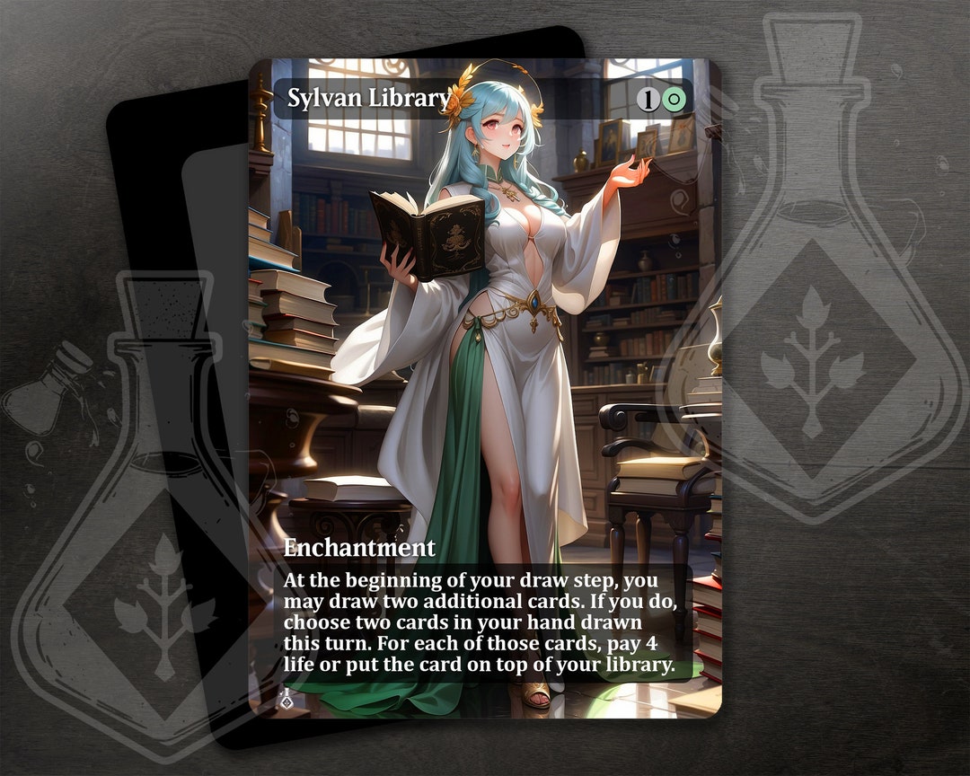 Sylvan Library Gorgeous Alternate Full Custom Art Sylvan Tome Guardian ...