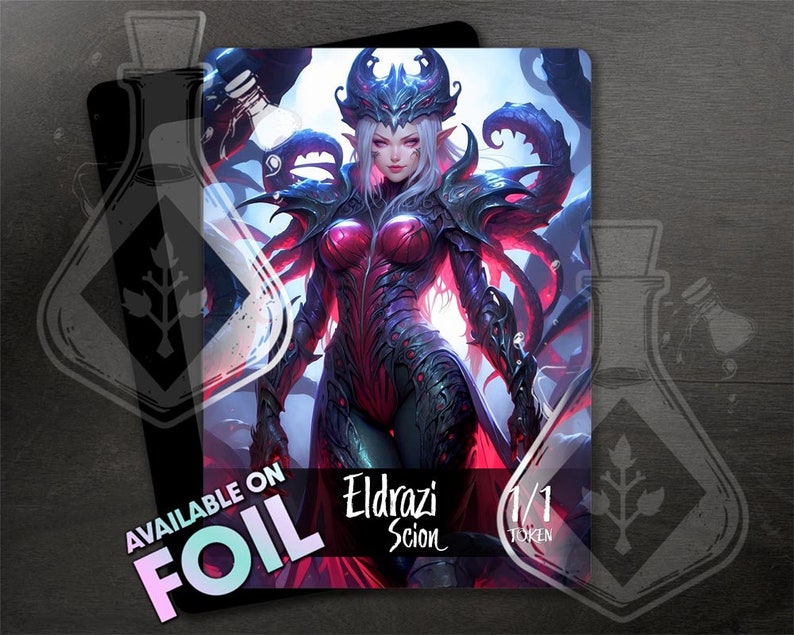 Eldrazi Scion Token for TCG - Full Custom Art - Anime Waifu - Exquisite ...