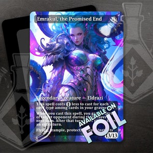 Emrakul, das versprochene Ende - Wunderschöne alternative, voll angefertigte Kunst - Strahlende Göttin des Grauens: Schönheit und Chaos - Anime Waifu