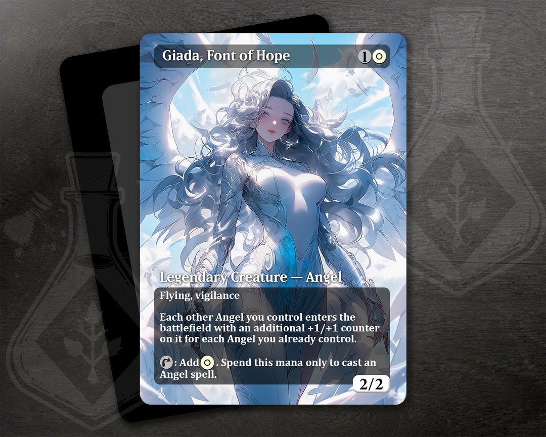 Giada, Font of Hope Amazing Alternate Full Custom Art Blue Angel Waifu Anime Etsy